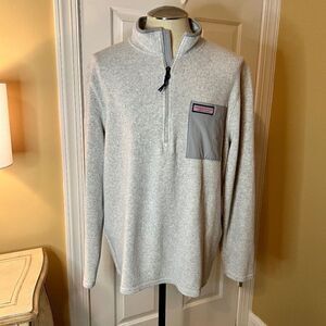 NWOT Men's Vineyard Vines Sherpa 1/2 Zip Pullover Shirt Sweater Size XL